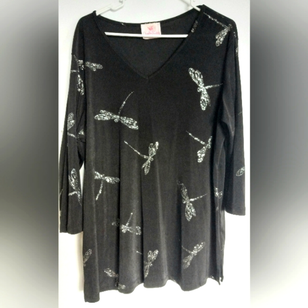 Quacker‎ Factory Women's XL Black Silver
